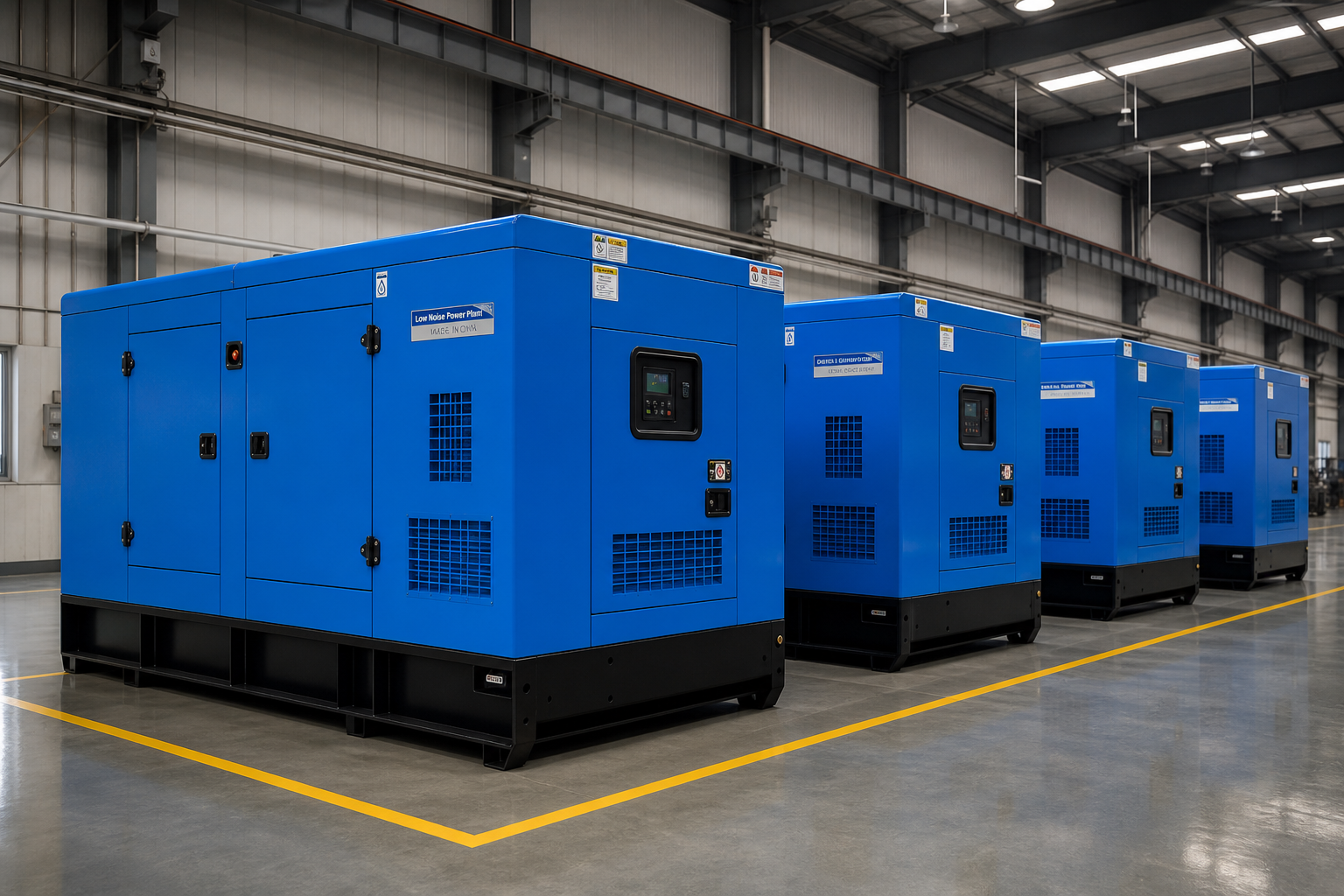Finished generator sets